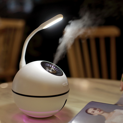 광 확산기를 바꾸는 1 Usb 초음파 가습기 300 밀리람베르트 작은 2000 mah 컬러에서 3