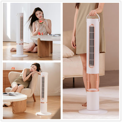 품질  5V Cooling Tower Fan Polymer Battery Oscillating Wide Angle Fan Remote Control 공장