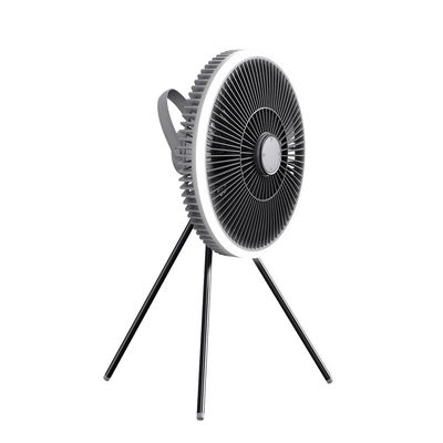 품질  ABS Floor Standing Fans Three Tripod 1000mah Rechargeable Electric Fan With Light 공장