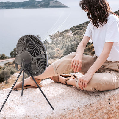 건전지 10000mAh 재충전용 탁상용 선풍기 12 인치 랜턴 LED 천막 빛 팬