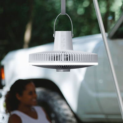 건전지 10000mAh 재충전용 탁상용 선풍기 12 인치 랜턴 LED 천막 빛 팬