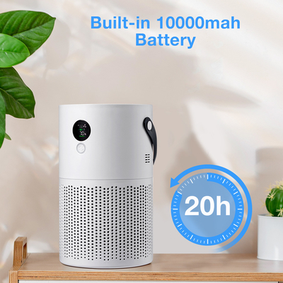 10000mAh 세대 공기 정제 장치 AP01 현명한 H13 진실 Hepa 백인