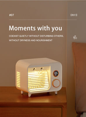 USB 미니 휴대용 무선 팬 냉각기 LED 야간 조명 및 안개 스프레이