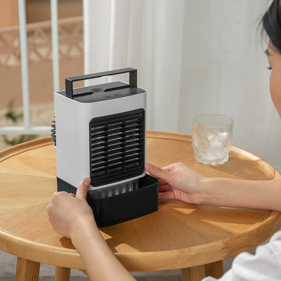 배터리 능력 공랭장치 선풍기 핸디 가지고 다닐 수 있는 작은 탁상 선풍기 2000mAh명
