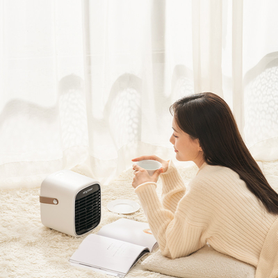 FCC ROH 작은 가지고 다닐 수 있는 전열기 600W 900W 개인적 화이트 오피스