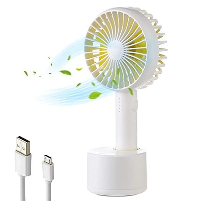 진동식 베이스 작은 가지고 다닐 수 있는 포켓용 팬 재충전이 가능한 탁상 선풍기 2000mAh 4W명