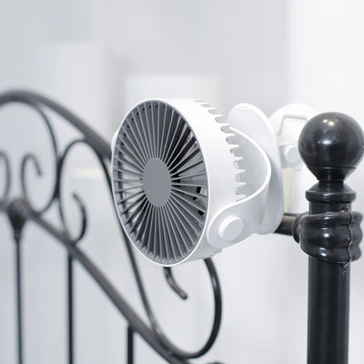 2000mAh 배터리 휴대용 USB 팬 BLDC 360도 테이블 클립 팬