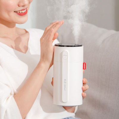 테이블 표면 포켓용 800ML 가지고 다닐 수 있는 재충전이 가능한 가습기 2000 Mah Usb 색