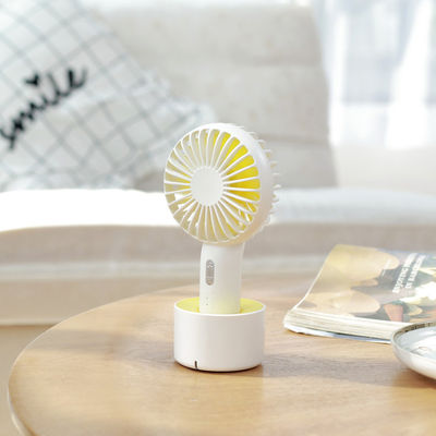 스탠드 베이스, 2000mAh 배터리, 자동 회전 및 향기 기능과 함께 재충전 가능한 휴대용 팬