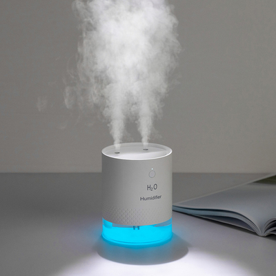 배터리 2000mAh 아로마 확산기 철야등 650 밀리람베르트 두배 스프레이 작은 Usb 초음파